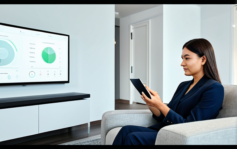 Smart Home Integrated Furniture**

"A modern living room showcasing smart furniture seamlessly integrated with technology. A woman in modest, professional attire uses a tablet to control lighting and adjust a smart sofa. The room features a smart air purifier and subtle ambient lighting. Safe for work, appropriate content, fully clothed, professional, perfect anatomy, correct proportions, natural pose, well-formed hands, proper finger count, natural body proportions, high quality, family-friendly."

**