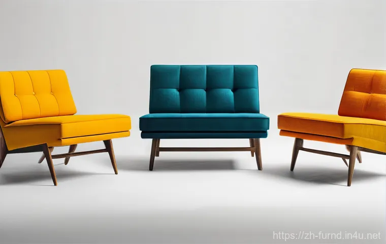 가구디자인 신규 기술 적용 사례 - Here are three detailed image generation prompts in English, designed to be appropriate for a 15+ au...