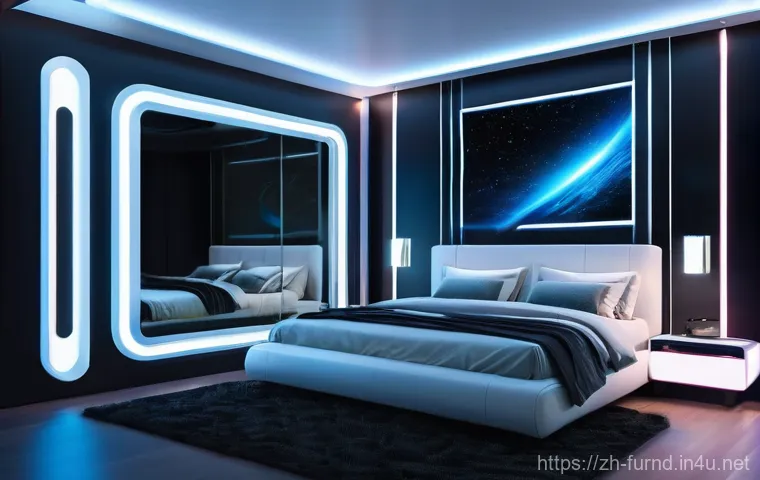 가구디자인 신규 기술 적용 사례 - Here are three detailed image generation prompts in English, designed to be appropriate for a 15+ au...