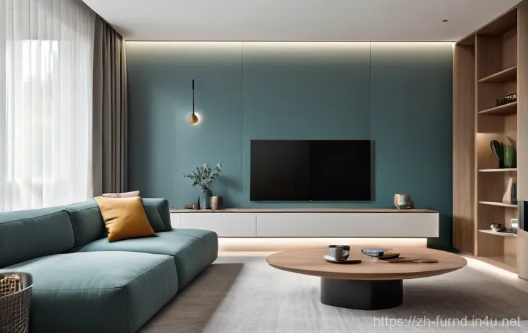 가구디자인 프로젝트 사례 - Prompt 1: Seamless Smart Home Integration with Hidden Storage**