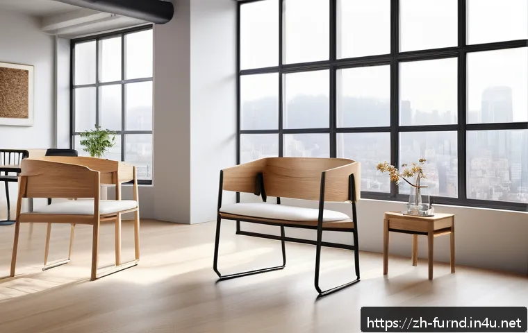 가구디자인 관련 공모전 정보 - A modern multifunctional storage chair designed for a young urban professional, featuring sleek mini...